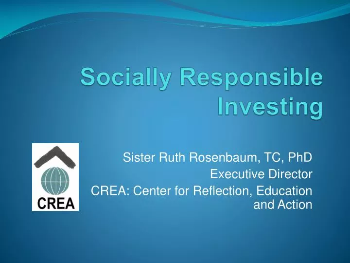 socially responsible investing