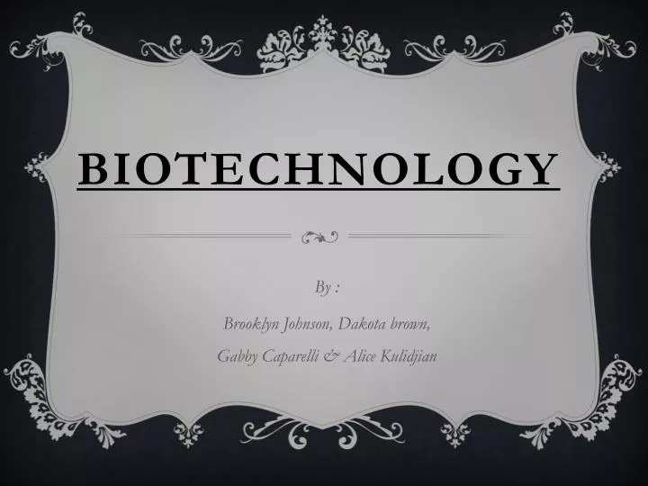 biotechnology