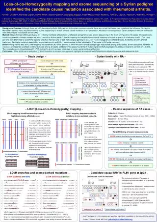 Loss-of-co-Homozygosity mapping and exome sequencing of a Syrian pedigree identified the candidate causal mutation ass