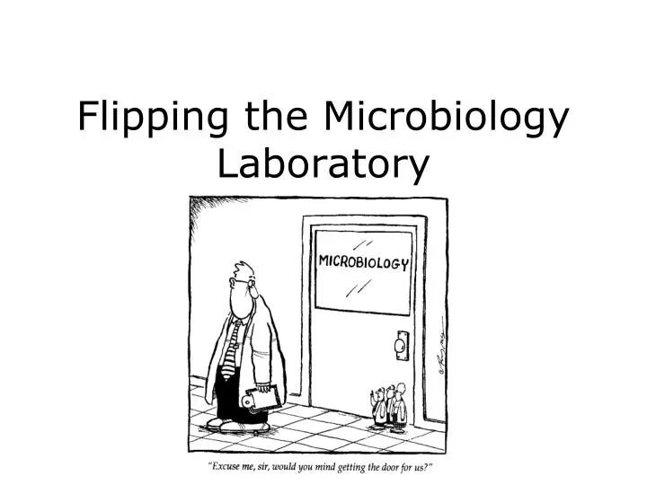 flipping the microbiology laboratory