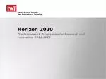 Horizon 2020 - slide 1