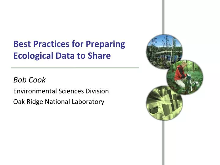 best practices for preparing ecological data to share