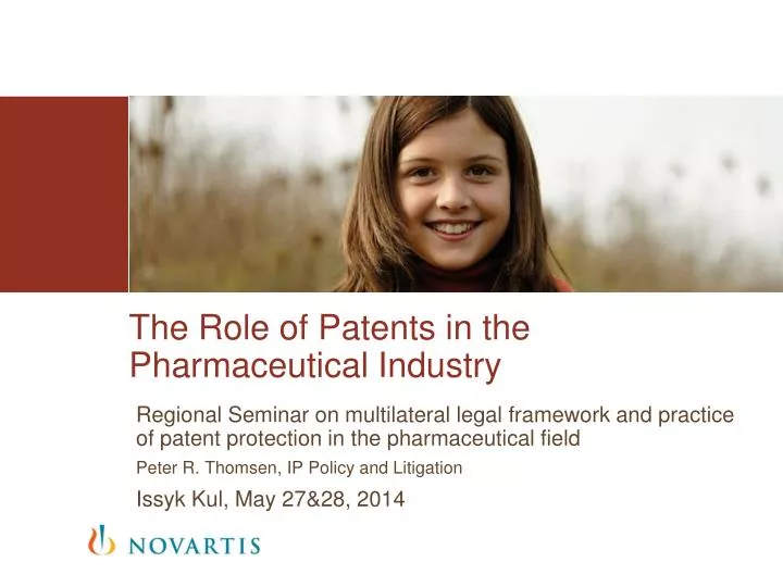 the role of patents in the pharmaceutical industry