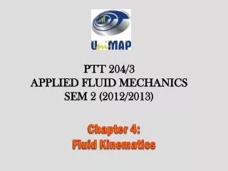 Chapter 4: Fluid Kinematics