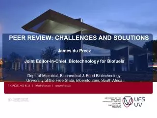 Peer Review: Challenges and Solutions