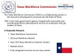 Texas Workforce Commission - slide 1
