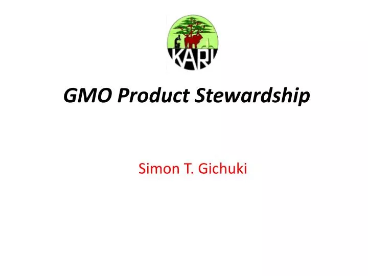 gmo product stewardship