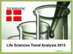Life Sciences Trend Analysis 2013 - slide 1