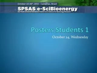Posters Students 1