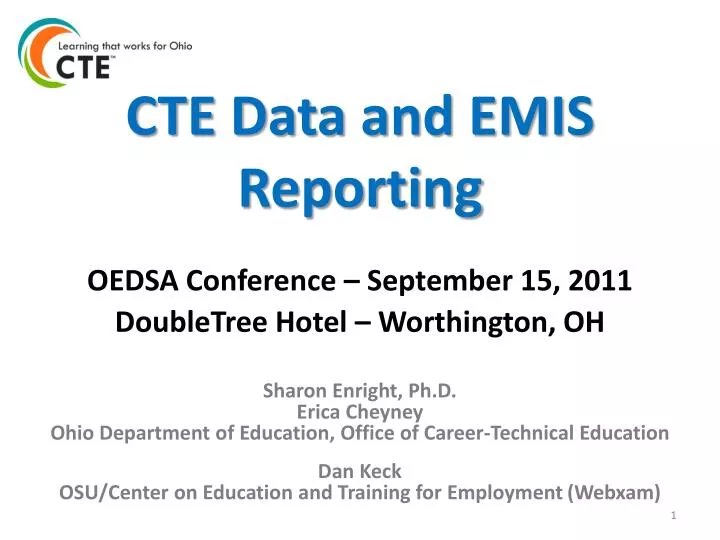 cte data and emis reporting