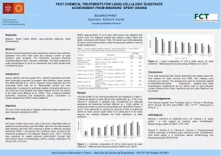 Keywords Brewers ? Spent Grains (BSG), Ligno -cellulosic substrate, Yeast Immobilization . Abstract