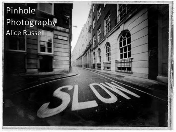 pinhole photography alice russell