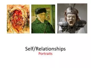 Self/Relationships