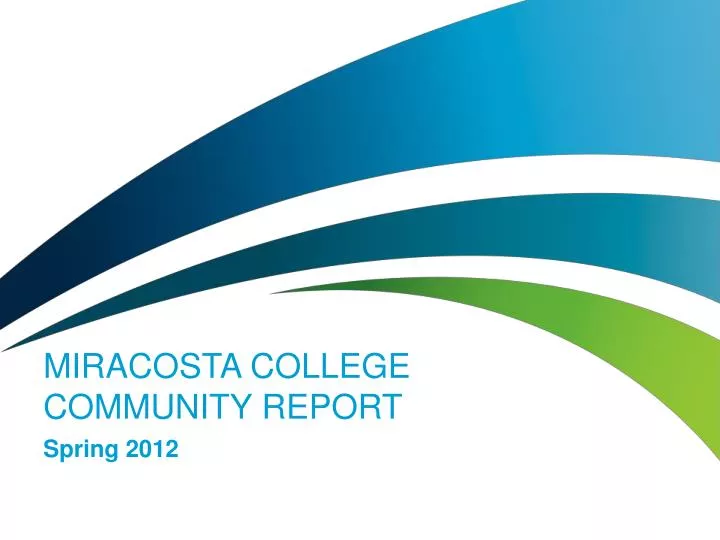 miracosta college community report