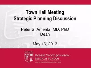 Town Hall Meeting Strategic Planning Discussion