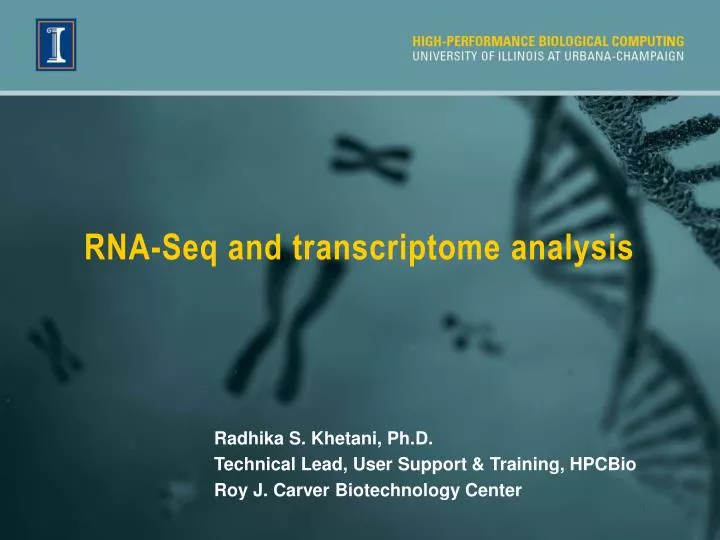 rna seq and transcriptome analysis