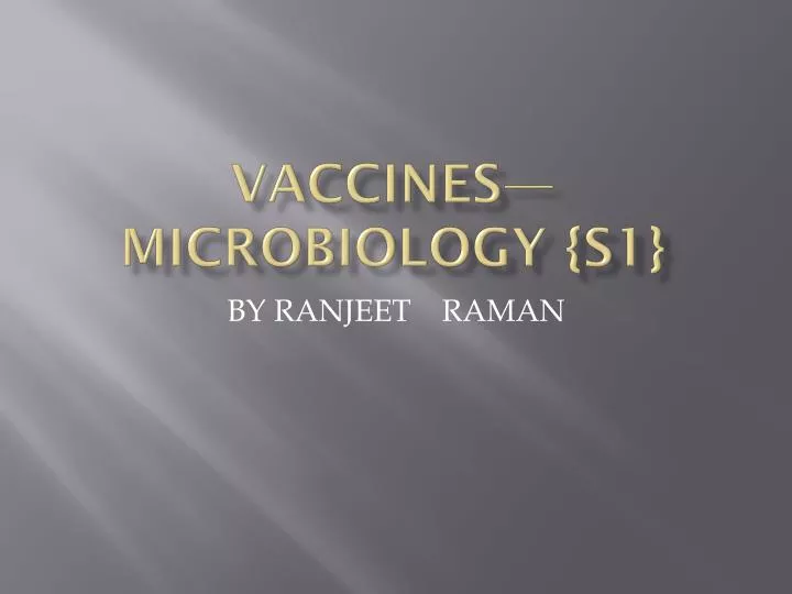 vaccines microbiology s1