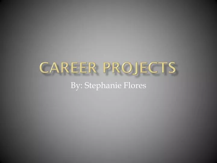 career projects