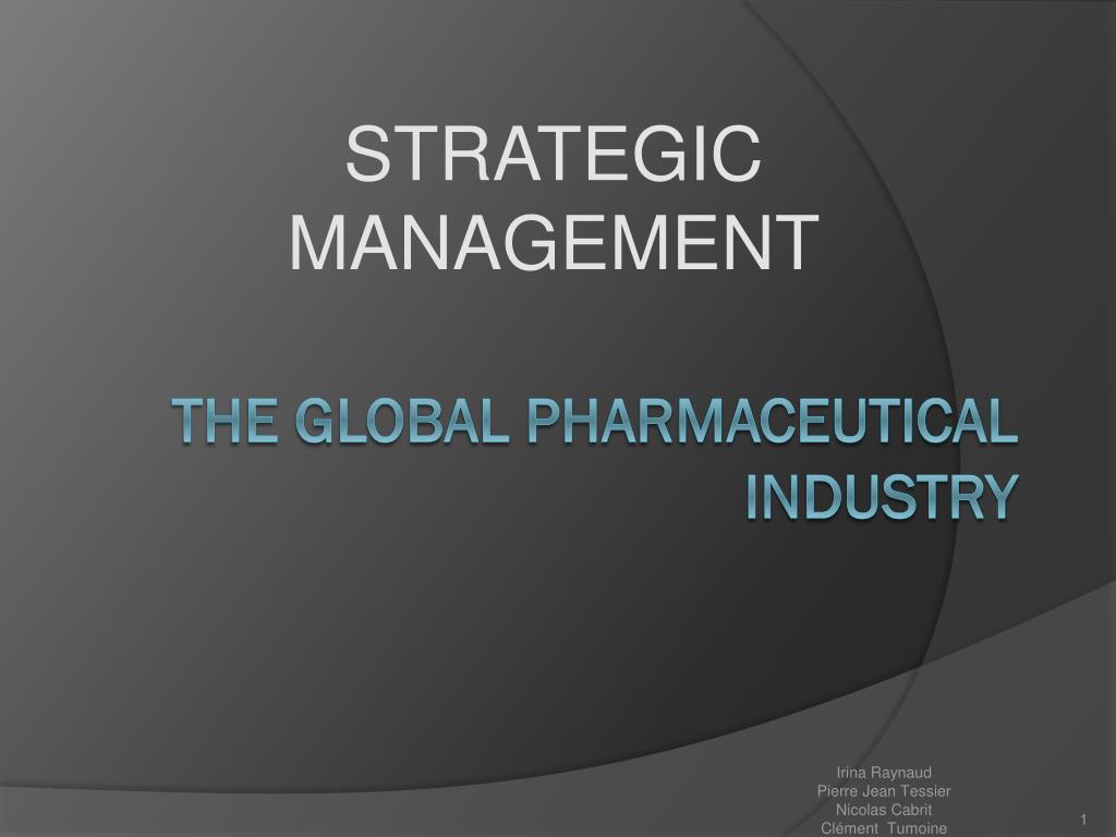 PPT - The global pharmaceutical industry PowerPoint Presentation, free ...