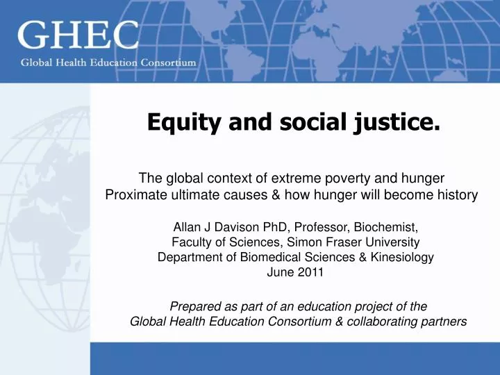 equity and social justice