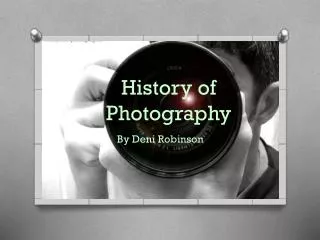 History of Photography