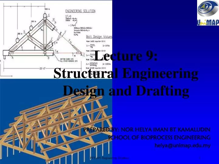 lecture 9 structural engineering design and drafting