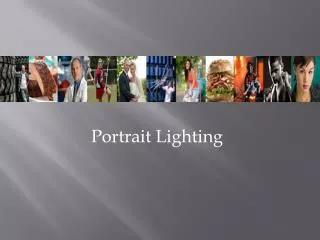 Portrait Lighting