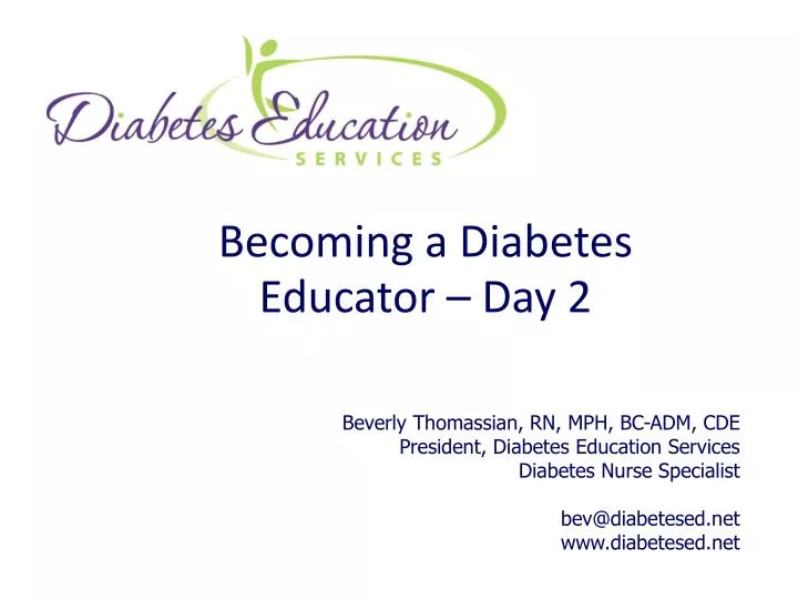 becoming a diabetes educator day 2