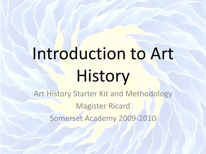 introduction to art history