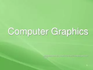 Computer Graphics