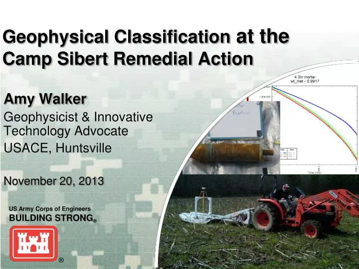 geophysical classification at the camp sibert remedial action