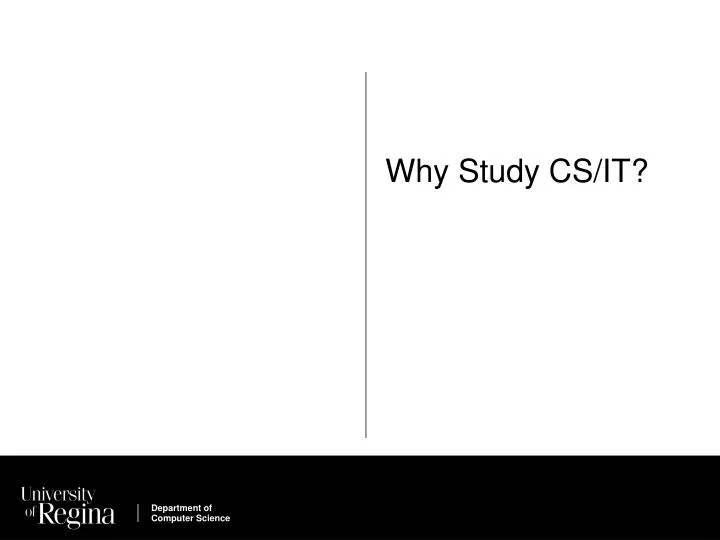 why study cs it