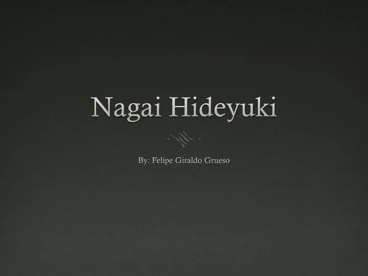 nagai hideyuki