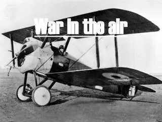 War in the air