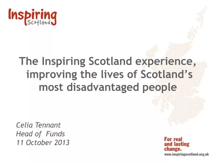 the inspiring scotland experience improving the lives of scotland s most disadvantaged people