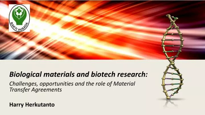 biological materials and biotech research