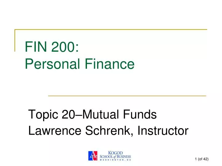 fin 200 personal finance