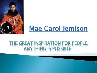 Mae Carol Jemison
