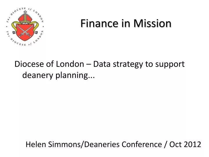finance in mission