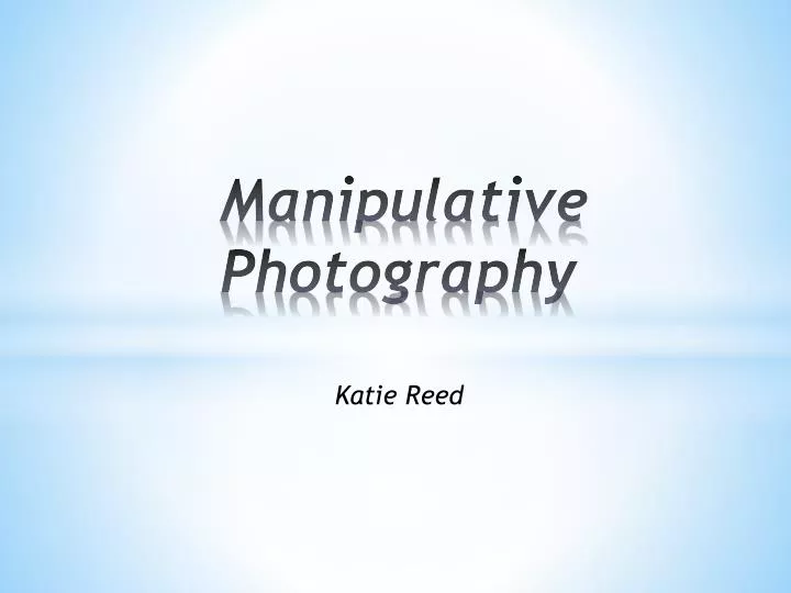 manipulative photography