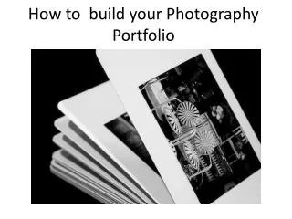 How to build your Photography Portfolio