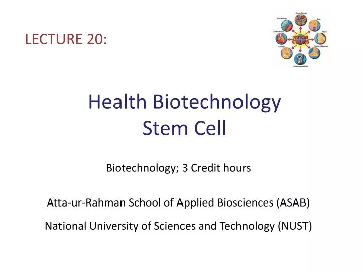 health biotechnology stem cell