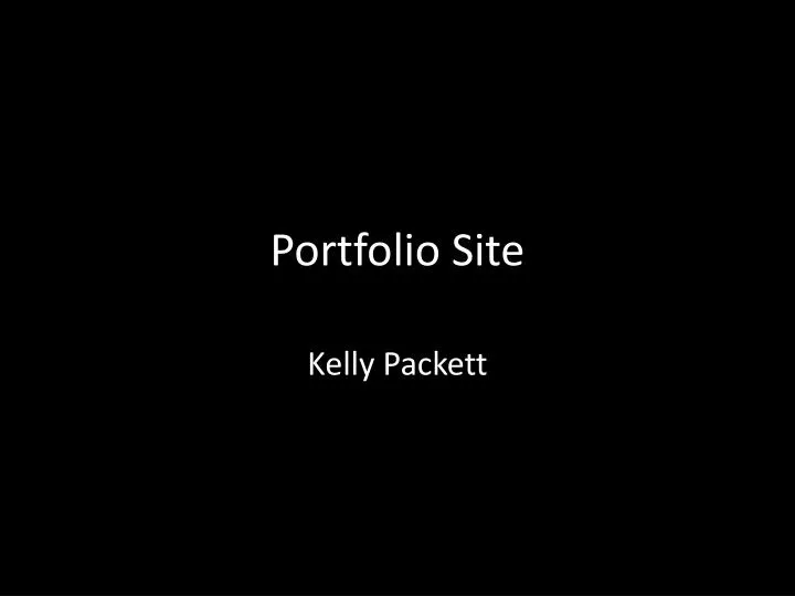 portfolio site
