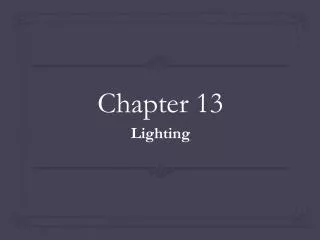 Chapter 13