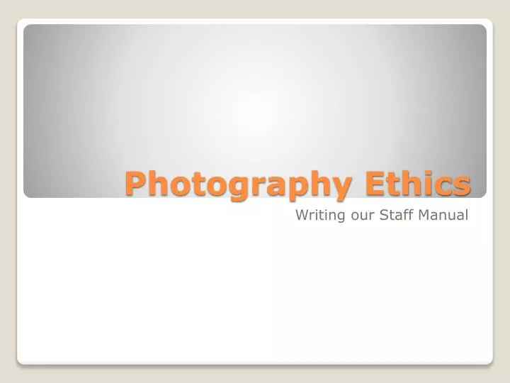 photography ethics