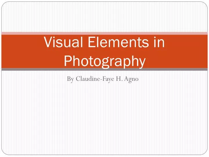 visual elements in photography