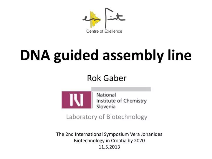 dna guided assembly line