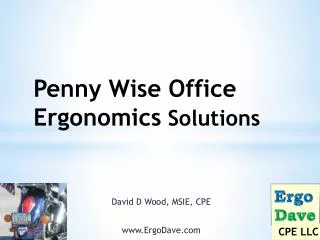 Penny Wise Office Ergonomics Solutions