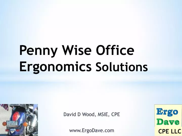 penny wise office ergonomics solutions