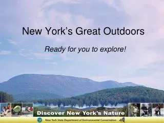 New York’s Great Outdoors